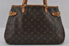Authentic Louis Vuitton Monogram Batignolles Horizontal Tote Bag M51154 LV 2711I