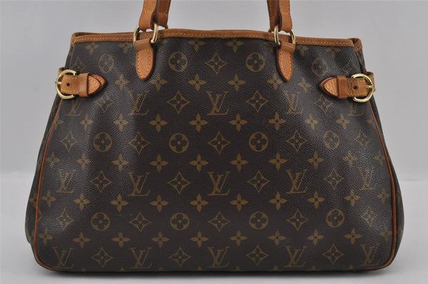 Authentic Louis Vuitton Monogram Batignolles Horizontal Tote Bag M51154 LV 2711I