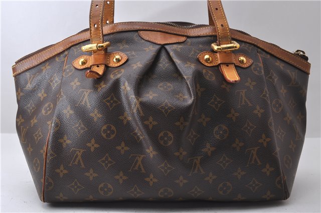 Authentic Louis Vuitton Monogram Tivoli GM Hand Bag M40144 LV 2712D