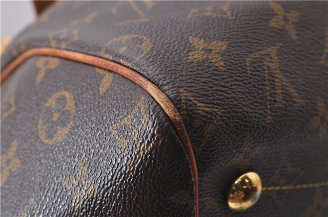 Authentic Louis Vuitton Monogram Tivoli GM Hand Bag M40144 LV 2712D