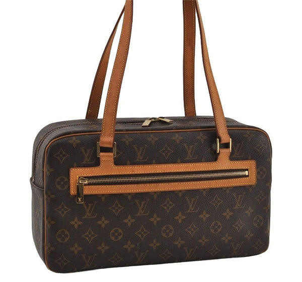 Authentic Louis Vuitton Monogram Cite GM Shoulder Bag M51181 LV 2712I