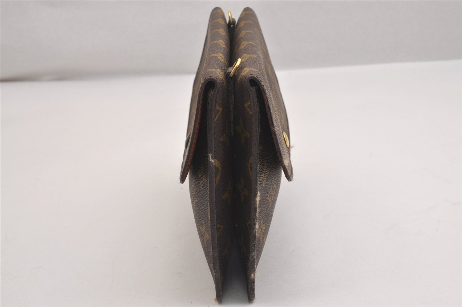 Auth Louis Vuitton Monogram Pochette Double Rabat Shoulder Bag M51815 LV 2713I