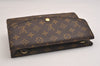 Auth Louis Vuitton Monogram Pochette Double Rabat Shoulder Bag M51815 LV 2713I