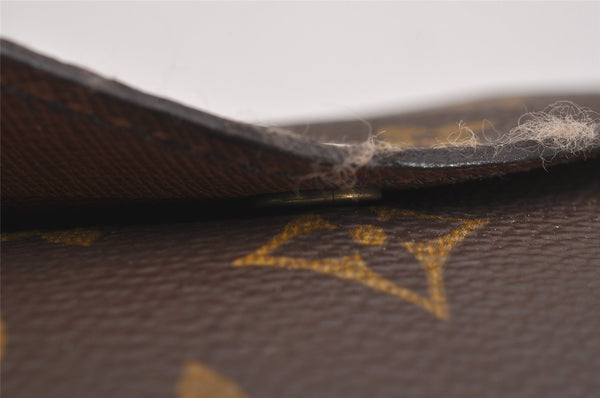 Auth Louis Vuitton Monogram Pochette Double Rabat Shoulder Bag M51815 LV 2713I