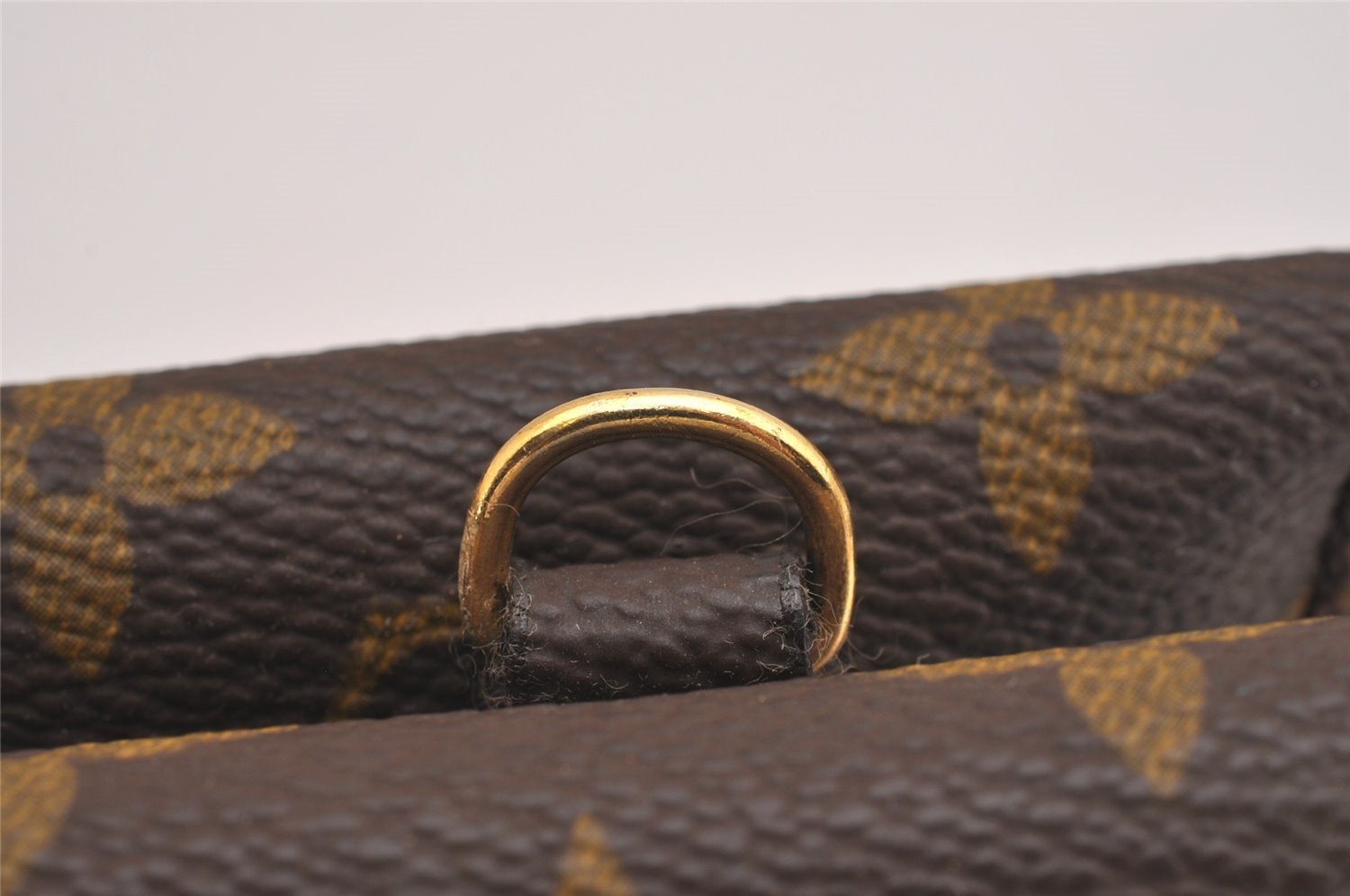 Auth Louis Vuitton Monogram Pochette Double Rabat Shoulder Bag M51815 LV 2713I