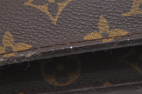 Auth Louis Vuitton Monogram Pochette Double Rabat Shoulder Bag M51815 LV 2713I