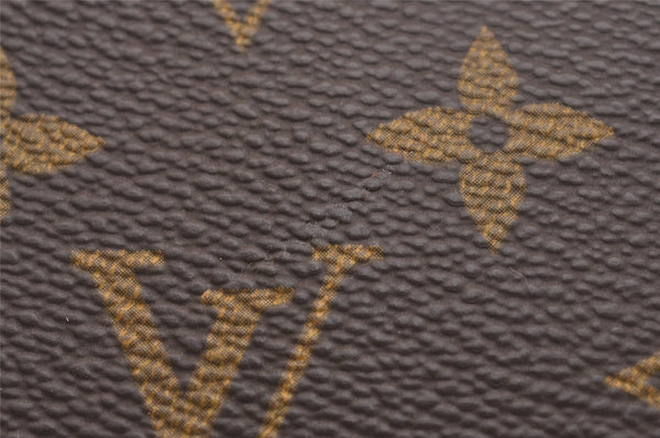 Auth Louis Vuitton Monogram Pochette Double Rabat Shoulder Bag M51815 LV 2713I