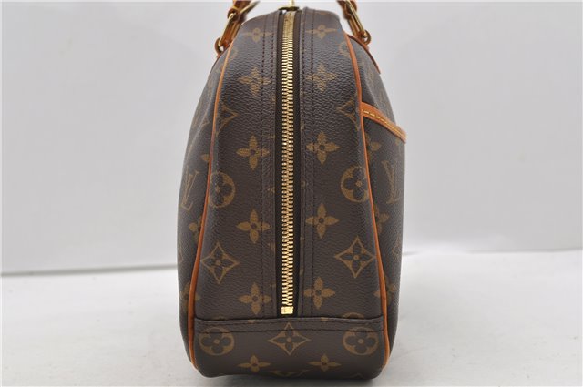 Authentic Louis Vuitton Monogram Trouville Hand Bag Purse M42228 LV 2714D
