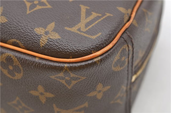 Authentic Louis Vuitton Monogram Trouville Hand Bag Purse M42228 LV 2714D