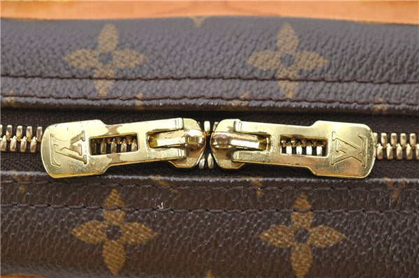 Authentic Louis Vuitton Monogram Trouville Hand Bag Purse M42228 LV 2714D