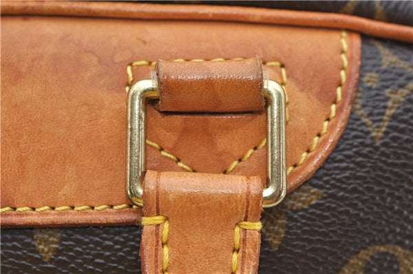 Authentic Louis Vuitton Monogram Trouville Hand Bag Purse M42228 LV 2714D