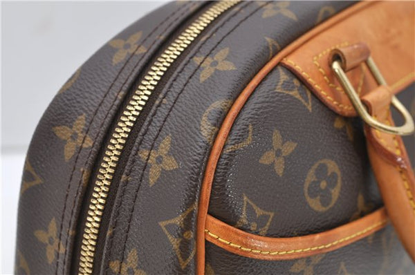 Authentic Louis Vuitton Monogram Trouville Hand Bag Purse M42228 LV 2714D