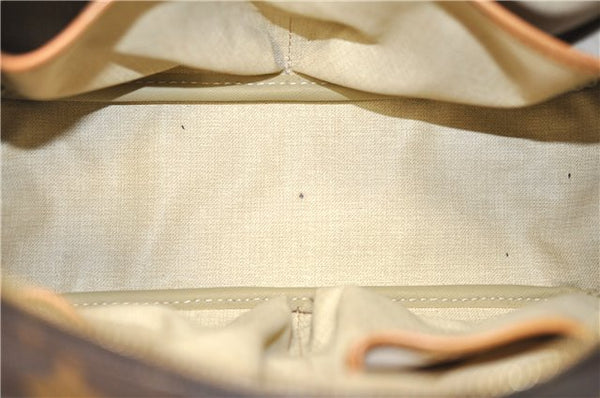 Authentic Louis Vuitton Monogram Trouville Hand Bag Purse M42228 LV 2714D