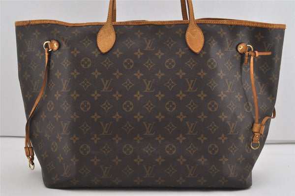 Authentic Louis Vuitton Monogram Neverfull GM Shoulder Tote Bag M40157 LV 2714I