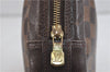 Authentic Louis Vuitton Damier Trousse Toilette Clutch Hand Bag N47623 LV 2715D