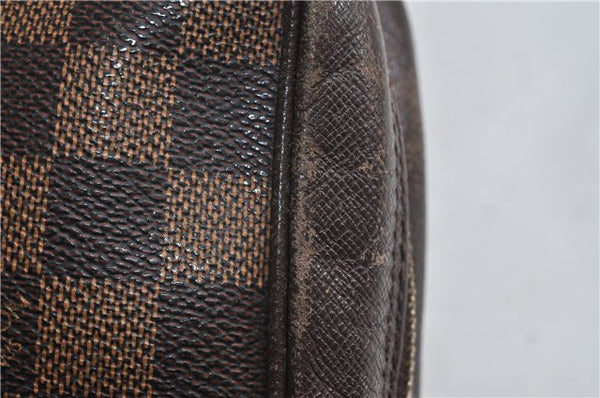 Authentic Louis Vuitton Damier Trousse Toilette Clutch Hand Bag N47623 LV 2715D