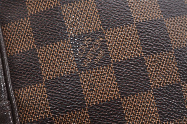 Authentic Louis Vuitton Damier Trousse Toilette Clutch Hand Bag N47623 LV 2715D
