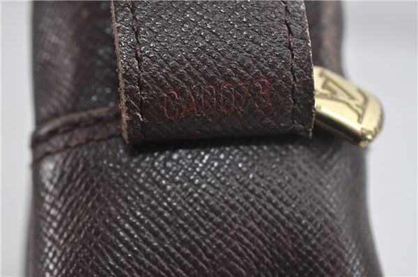 Authentic Louis Vuitton Damier Trousse Toilette Clutch Hand Bag N47623 LV 2715D