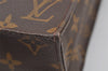 Authentic Louis Vuitton Monogram Sac Plat Hand Tote Bag M51140 LV 2716I