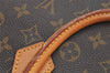 Authentic Louis Vuitton Monogram Sac Plat Hand Tote Bag M51140 LV 2716I