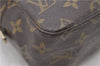 Auth Louis Vuitton Monogram Trousse Toilette 28 Clutch Hand Bag M47522 LV 2717D