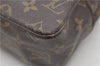 Auth Louis Vuitton Monogram Trousse Toilette 28 Clutch Hand Bag M47522 LV 2717D