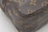 Auth Louis Vuitton Monogram Trousse Toilette 28 Clutch Hand Bag M47522 LV 2717D