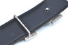 Authentic HERMES Constance Leather Belt Size 80cm 31.5" Blue Black Box 2720I