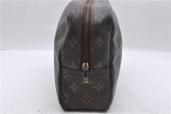 Auth Louis Vuitton Monogram Trousse Toilette 28 Clutch Hand Bag M47522 LV 2721D