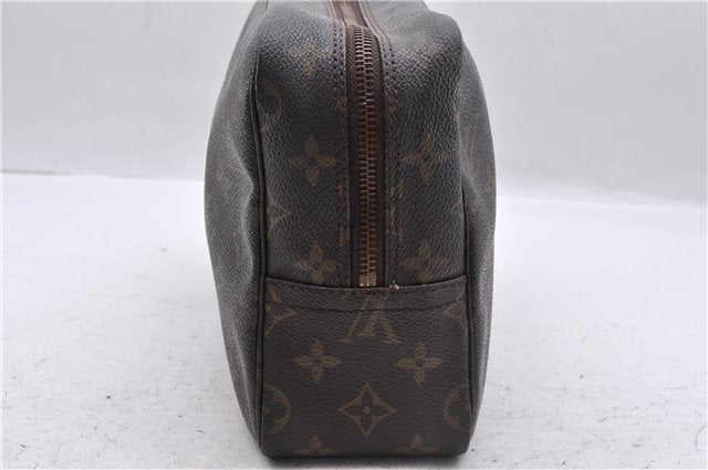 Auth Louis Vuitton Monogram Trousse Toilette 28 Clutch Hand Bag M47522 LV 2721D