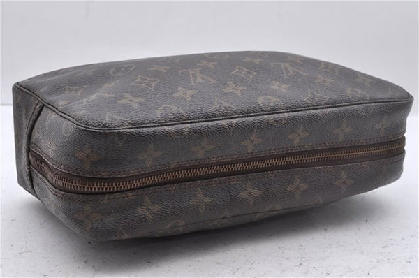 Auth Louis Vuitton Monogram Trousse Toilette 28 Clutch Hand Bag M47522 LV 2721D
