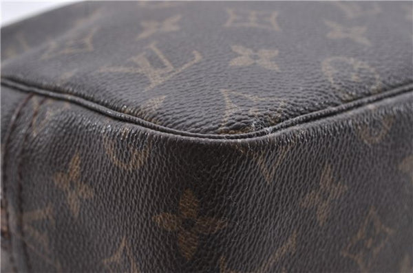 Auth Louis Vuitton Monogram Trousse Toilette 28 Clutch Hand Bag M47522 LV 2721D