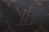 Auth Louis Vuitton Monogram Trousse Toilette 28 Clutch Hand Bag M47522 LV 2721D