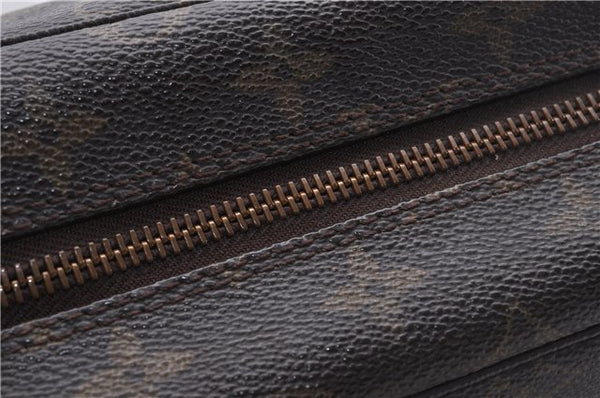 Auth Louis Vuitton Monogram Trousse Toilette 28 Clutch Hand Bag M47522 LV 2721D