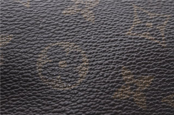 Auth Louis Vuitton Monogram Trousse Toilette 28 Clutch Hand Bag M47522 LV 2721D