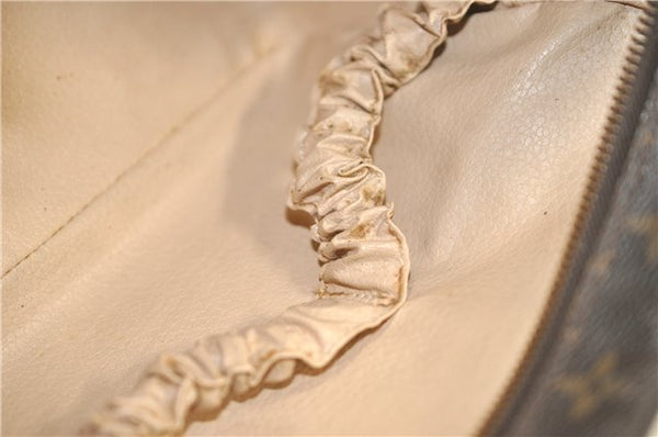 Auth Louis Vuitton Monogram Trousse Toilette 28 Clutch Hand Bag M47522 LV 2721D