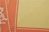 Authentic HERMES Petit Carre 40 Scarf Handkerchief "Bolduc" Silk Yellow 2721E