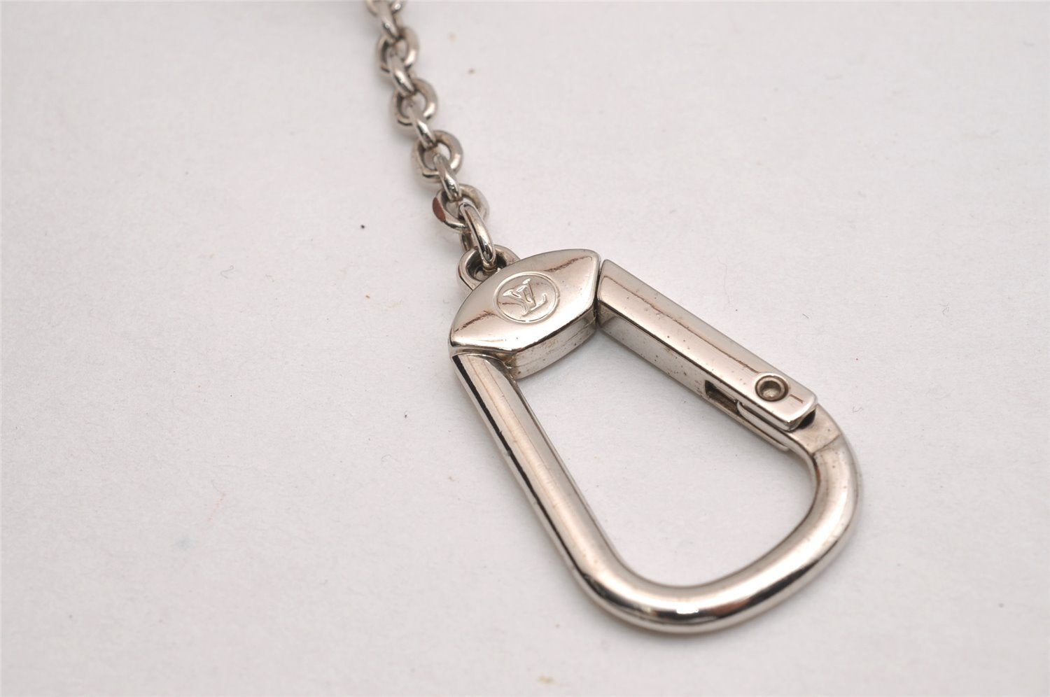 Authentic Louis Vuitton Damier Graphite Pochette Cles Coin Case N60155 Box 2722I