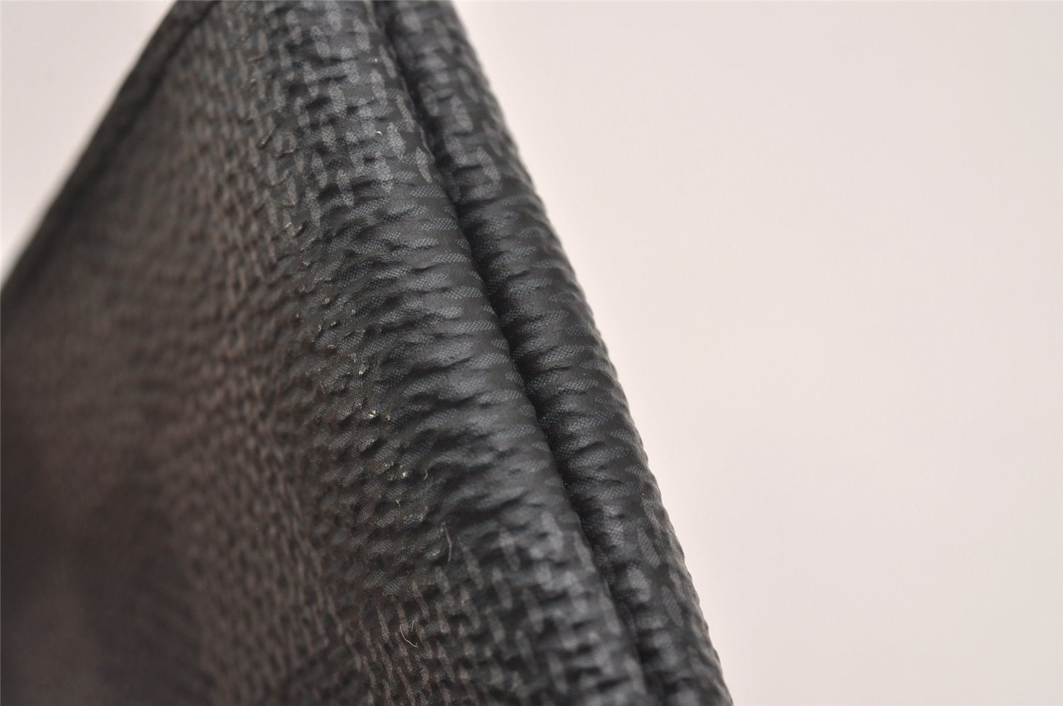 Authentic Louis Vuitton Damier Graphite Pochette Cles Coin Case N60155 Box 2722I