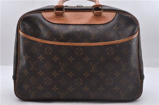 Authentic Louis Vuitton Monogram Deauville Hand Bag M47270 LV 2723D