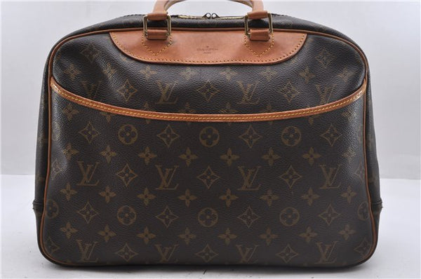 Authentic Louis Vuitton Monogram Deauville Hand Bag M47270 LV 2723D