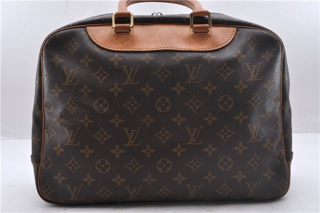 Authentic Louis Vuitton Monogram Deauville Hand Bag M47270 LV 2723D