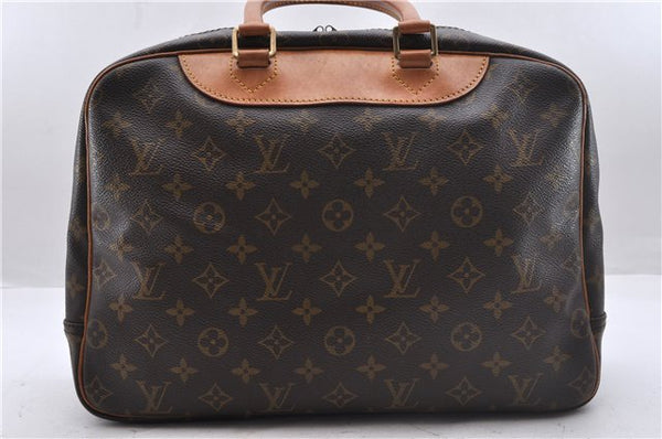 Authentic Louis Vuitton Monogram Deauville Hand Bag M47270 LV 2723D