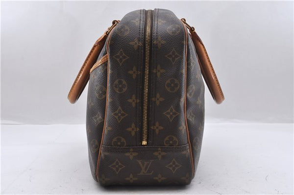 Authentic Louis Vuitton Monogram Deauville Hand Bag M47270 LV 2723D
