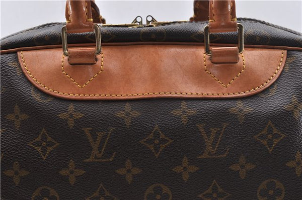 Authentic Louis Vuitton Monogram Deauville Hand Bag M47270 LV 2723D