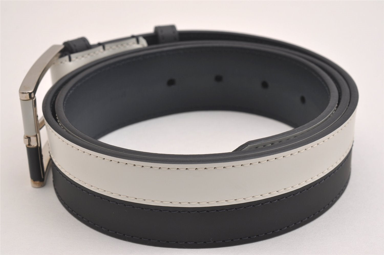 Auth Louis Vuitton Cup Ceinture Legend Water Line Belt 35.4