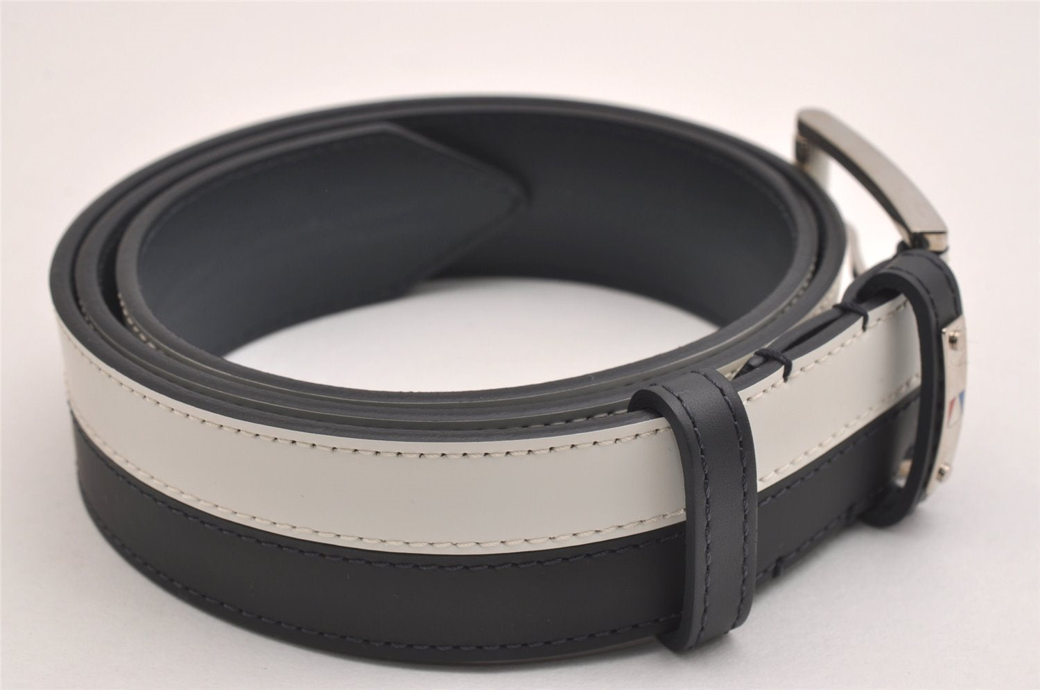 Auth Louis Vuitton Cup Ceinture Legend Water Line Belt 35.4