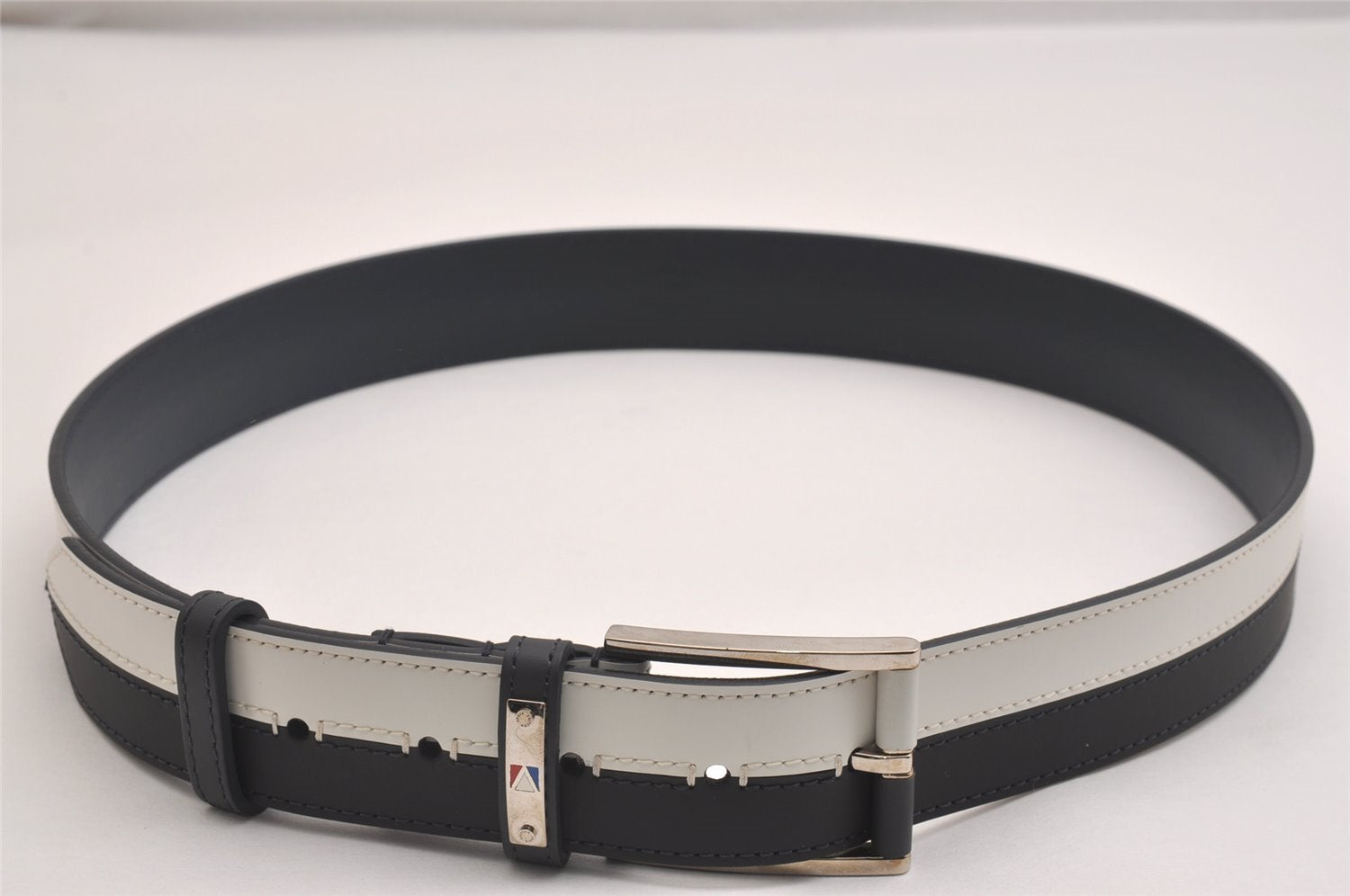 Auth Louis Vuitton Cup Ceinture Legend Water Line Belt 35.4