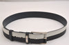 Auth Louis Vuitton Cup Ceinture Legend Water Line Belt 35.4" M9218T Navy 2723I