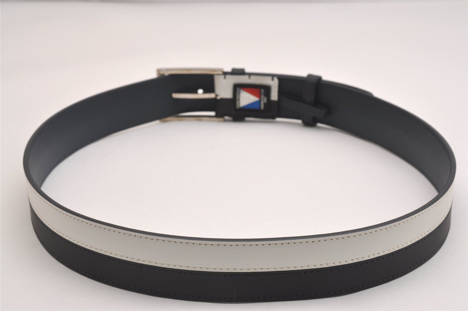 Auth Louis Vuitton Cup Ceinture Legend Water Line Belt 35.4